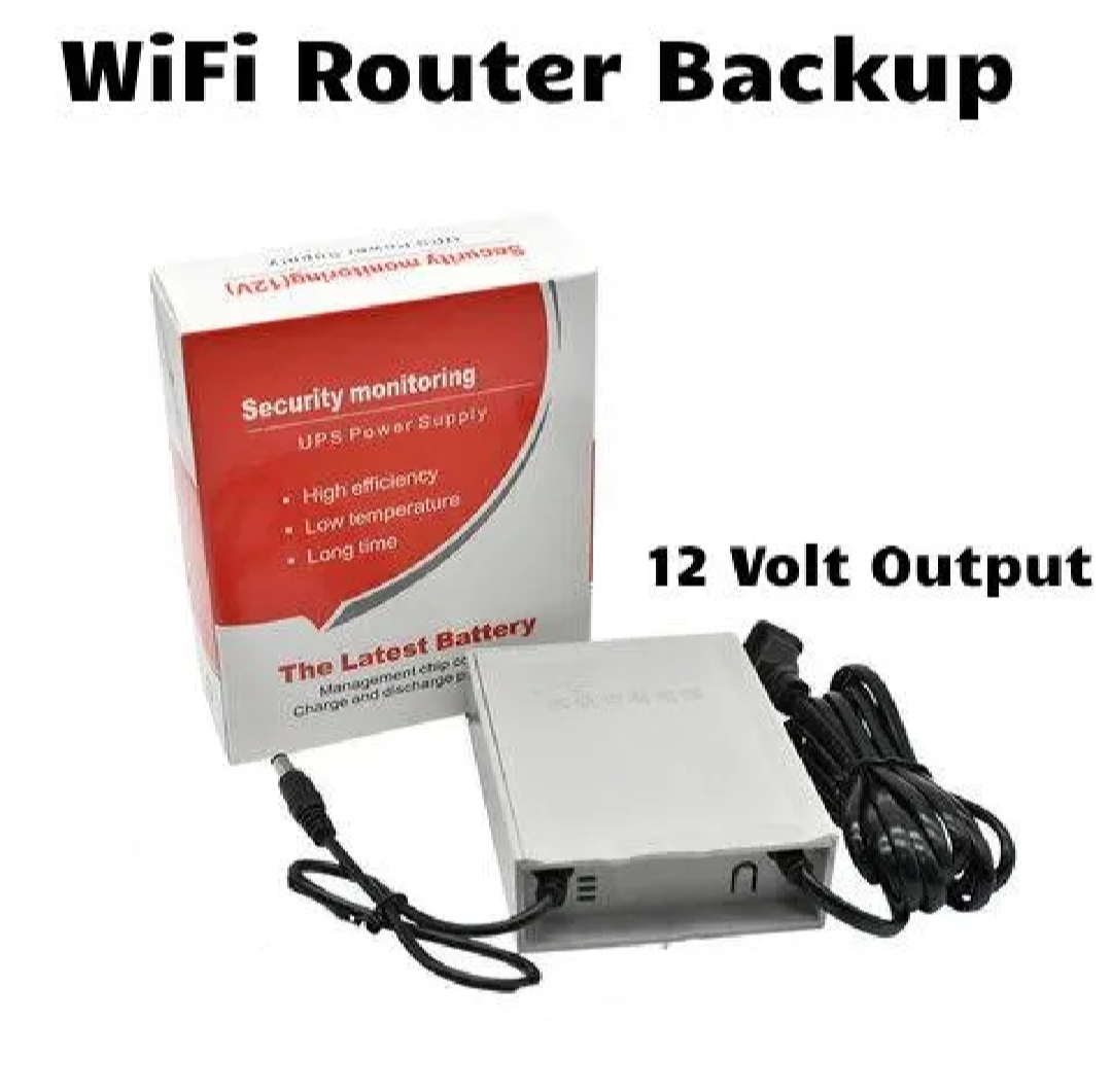 UPS For Wifi Router 12V- 3 Hrs Backup